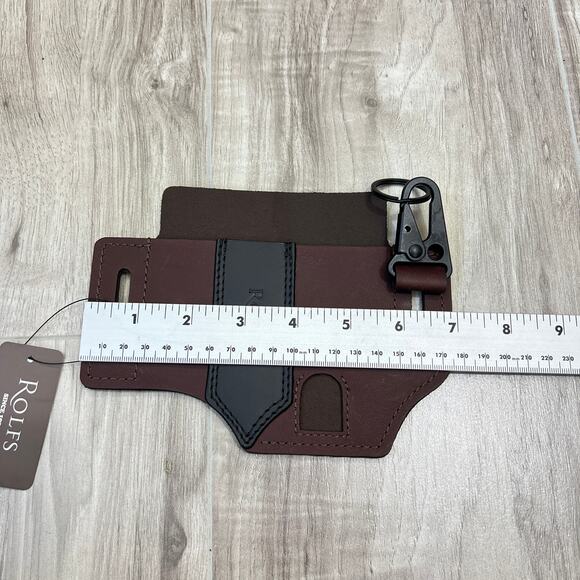 Rolfs Multitool Brown Sheath for Belt, Leather EDC Pocket Organizer for Men - Picture 8 of 11